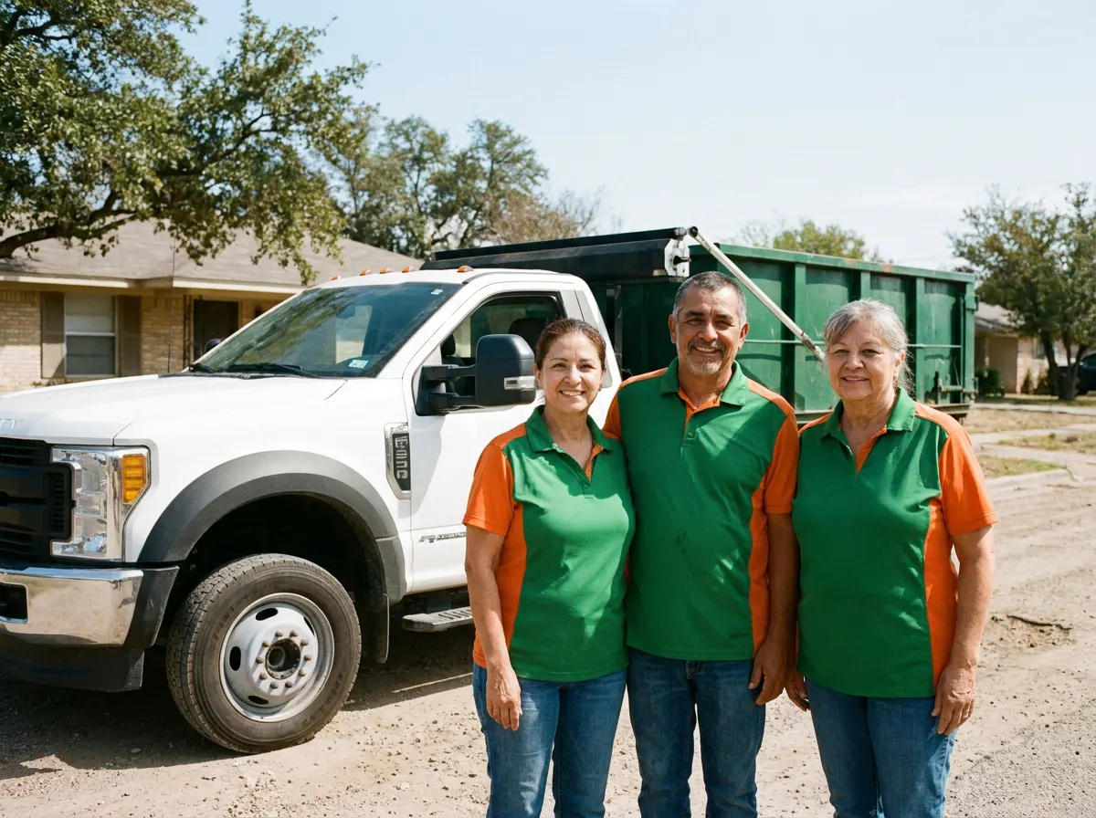 Load Legends Dumpster Rentals dumpster rental service team in Waco, TX
